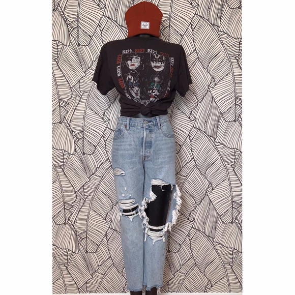 Junk Food Clothing Tops - KISS Band T-shirt